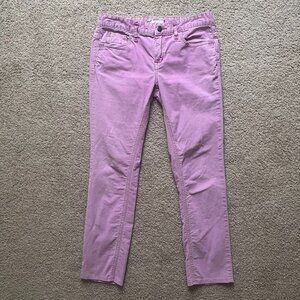 Free People Light Purple Mid Rise Corduroy Pants Womens Size 28 Feminine Y2K